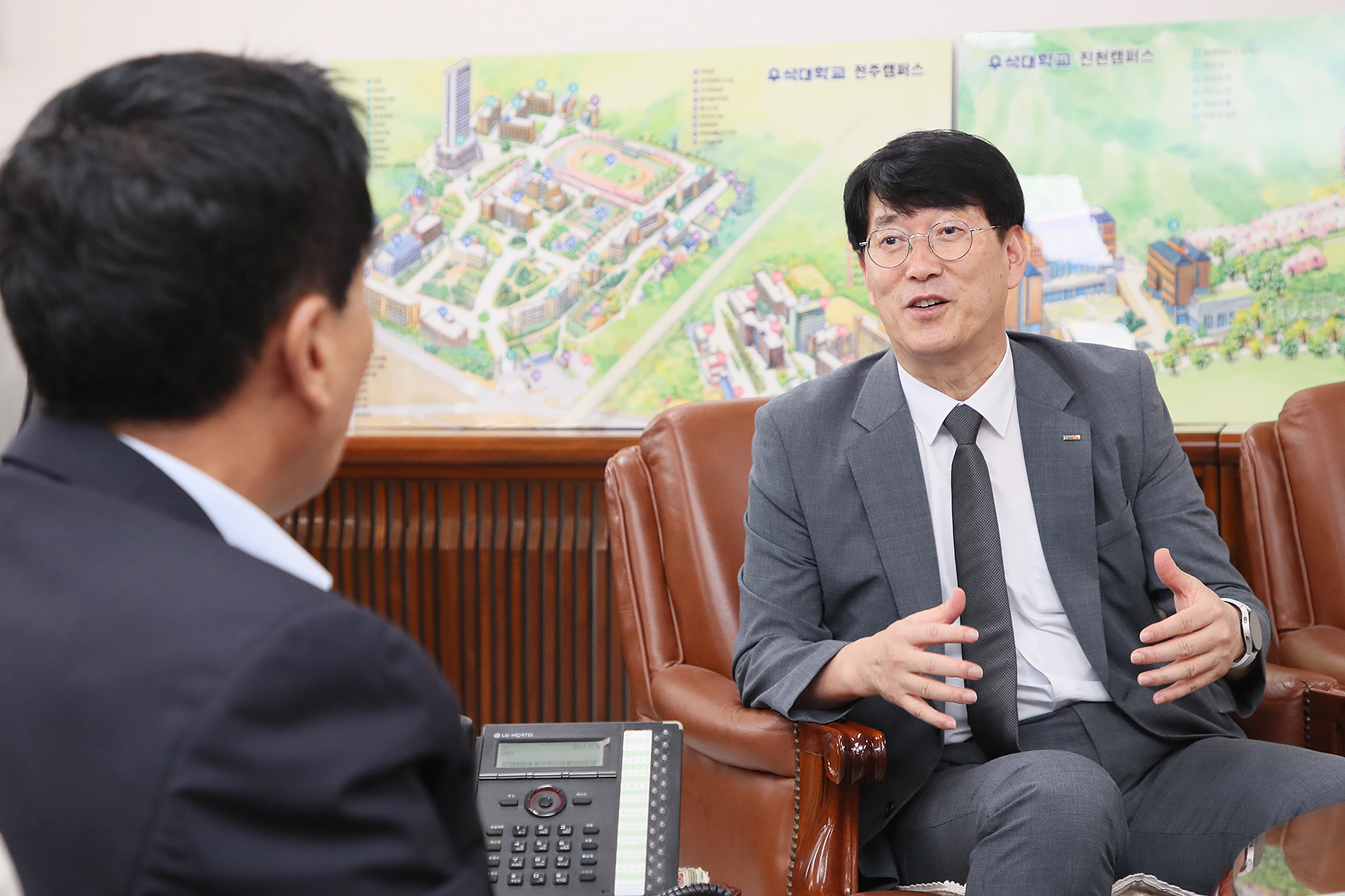우병훈 전주비전대학교 총장 접견